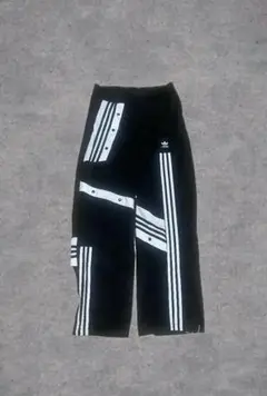 【archive graphic】adidas ブラックパンツ y2k 希少