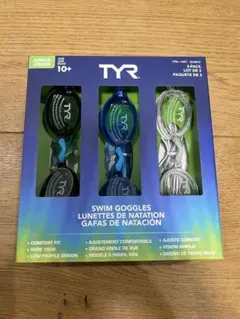 【新品未使用】子供用 TYR スイミングゴーグル 3個セット 外箱無し