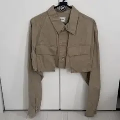 Who'swho gallery クロップドシャツ ベージュ