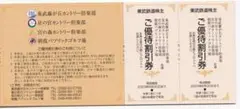 東武藤が丘カントリー倶楽部/星の宮カントリー倶楽部/他 ご優待割引券2枚綴り
