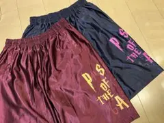 バスケットボールパンツ バーガンディ ネイビー2色セット converse