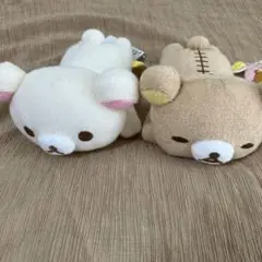 リラックマ　うつぶせ ぬいぐるみ 2色セット