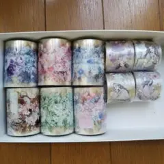 ♪限定1セット♪ 海外マスキングテープ おすそ分け 10種類×1ループずつ