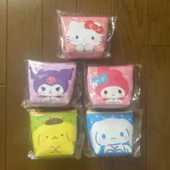 サンリオキャラクターズ　ミニポーチ　全5種セット