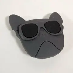 フレンチブルドッグ スマホリング 黒