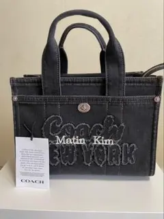 MATIN KIM×COACH★コーチ★キャンバス 大容量 ハンドバッグ MATIN KIM×COACH☆コーチ☆キャンバス 大容量 ハンドバッグ
