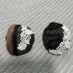 ハンドメイド　ブローチ　2個セット