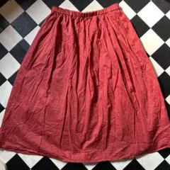 ユニクロ　UNIQLO ギャザー　ロングスカート　サイズL