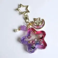 星型チャーム キーホルダー　ハロウィン