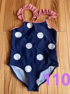 PETIT BATEAU 水玉ワンピース水着 110cm