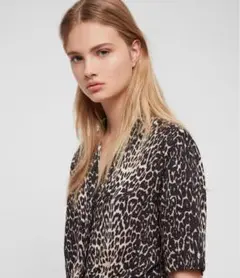 ALLSAINTS レオパード 豹柄 シャツ XS