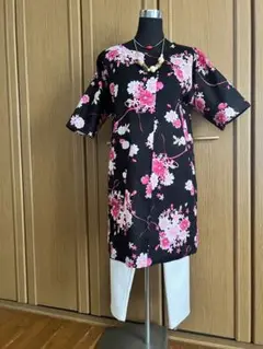 未使用の浴衣リメイクでチュニックです。
