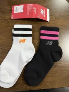 靴下 2足セット ニューバランス 19〜21cm