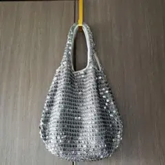 ♠️スパンコールバック 　シルバー　グレー