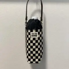 ペットボトルカバー　市松模様の新品傘生地使用