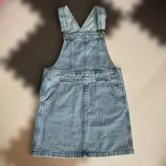 GU デニムサロペットスカート 140㎝