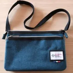 PALLAS DESIGN サコッシュ 青ブルー2コンパートメント
