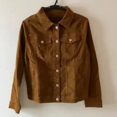 デニムジャケット 新品 春服 S レディース カジュアル キャメル ブラウン