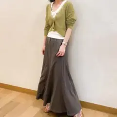 ユニクロ　カットソーフレアロングスカート　3XL