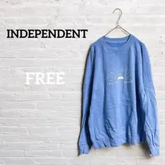 一点もの‼︎INDEPENDENT クルーネックトレーナー 青メンズレディース