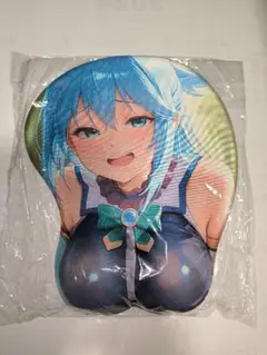 可愛い　立体　マウスパッド　　アクア