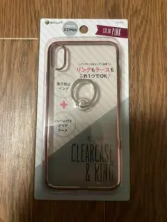 新品未使用品　iPhone XSMAX リング付きケース