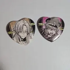 桃源暗鬼第２弾ハート型缶バッチ