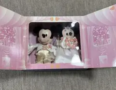 ミッキーマウス　ウエディングミッキー　ぬいぐるみ