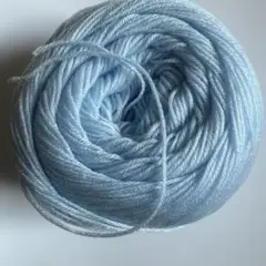 毛糸　明るい水色　55g