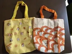 パンどろぼう　エコバッグ　2枚　ガチャ