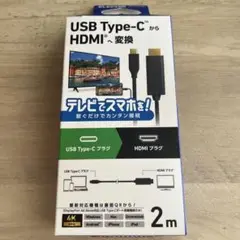 USB Type-C to HDMIケーブル 4K 60Hz 2m