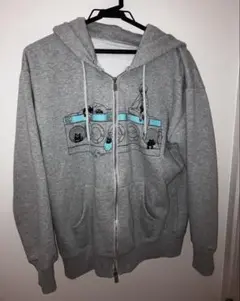キヨ ジップアップパーカー グレー