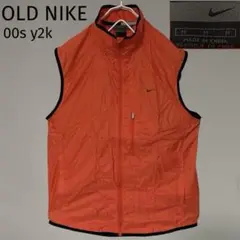 y2k 00s OLD NIKE オールドナイキ ナイロン ベスト オレンジ