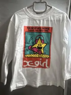 x-girl カラフル星ロンT・110サイズ
