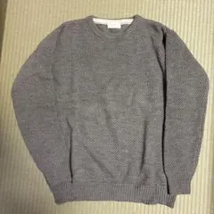 【破格の900円スタート‼️】GRAND PHASE グレー ニットセーター L