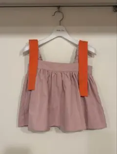 Katrin TOKYO バイカラーラッフルトップス　ピンク