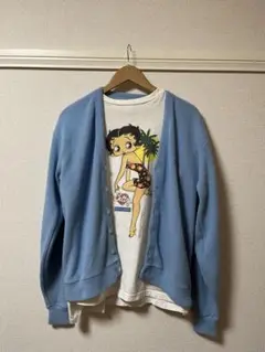 SPORTSWEAR 水色カーディガン Mサイズ