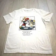ミッキーマウス Tシャツ ホワイト　Mサイズ