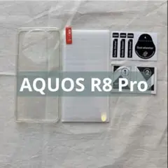 【✨特価✨】AQUOS R8 Pro SH-51D ケース クリア 画面フィルム