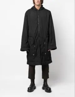 Rick Owens DRKSHDW フィッシュテールコートモッズコート Rick Owens DRKSHDW フィッシュテール パーカーコート