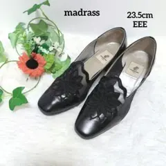 マドラス madras ITALY パンプス ブラック 黒 23.5 EEE