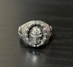 シルバー925 スカルリング バイカーリング