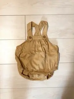 Cottoli バースデイ ベージュサロペット 70