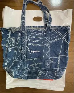 supreme シュプリーム　Gonz Map Denim Tote トート Supreme - Gonz Map Denim Tote - UG.SHAFT