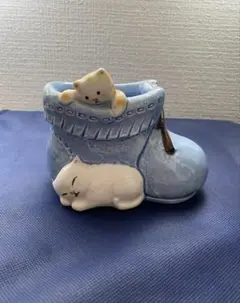 KOTOBUKI　コトブキ 猫 ねこ ブーツ プランター 小物入れ