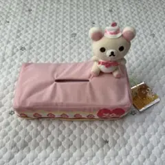 【1027z6078】リラックマ コリラックマ　ティッシュカバー ピンク