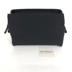 Salvatore Ferragamo フェラガモ ポーチ ブラック 化粧入れ
