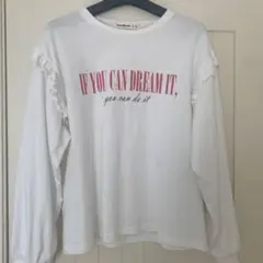 Cutie Blonde フリル付き長袖Tシャツ