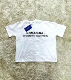 NOMANUAL ロゴ Tシャツ ホワイト 【新品】タグ付
