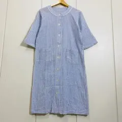 Wacoal Grander シアサッカー ルームウェア ワンピース